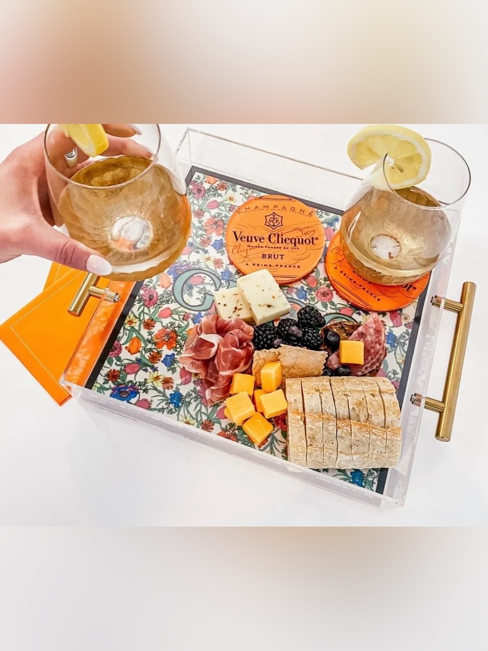 Pop The Bubbly Coasters- Set of 4. Pop The Bubbly Coasters bring instant celebra - Picture 3 of 12